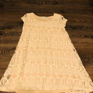 Maurice’s short-sleeved lace tunic shirt